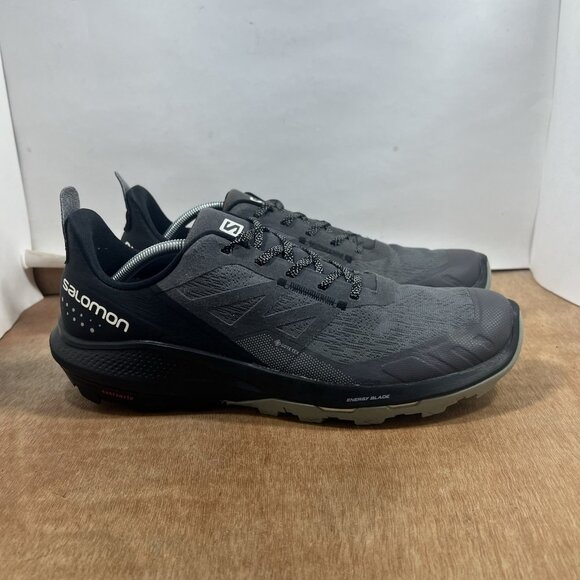 Salomon Other - Salomon Outpulse GTX Waterproof Trail Run Shoes Hiking Black Gray Mens Size 12.5